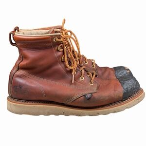 Thorogood Leather Work Boots Men's Sz 11 D Soft Toe 814-4355 USA Made
